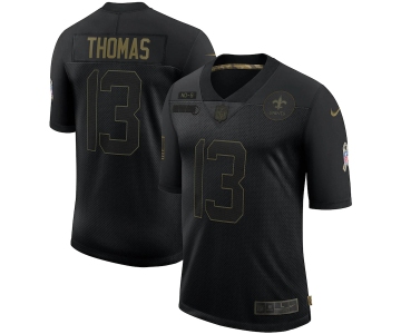 Nike Saints 13 Michael Thomas Black 2020 Salute To Service Limited Jersey