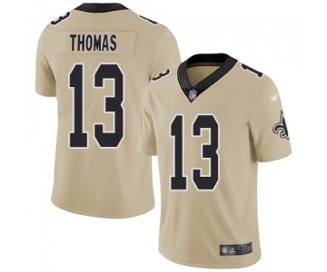 Nike Saints #13 Michael Thomas Gold Men's Stitched NFL Limited Inverted Legend Jersey