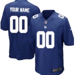 Kids' Nike New York Giants Customized Blue Game Jersey