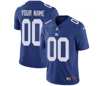 Men's Nike New York Giants Home Royal Blue Customized Vapor Untouchable Limited NFL Jersey