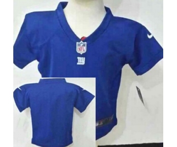 Nike New York Giants Custom Blue Toddlers Jersey