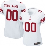 Women's Nike New York Giants Customized White Game Jersey