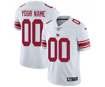 Youth Nike New York Giants Road White Customized Vapor Untouchable Limited NFL Jersey