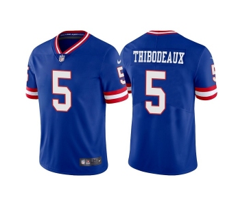 Men's New York Giants #5 Kayvon Thibodeaux Royal Vapor Untouchable Limited Stitched Jersey