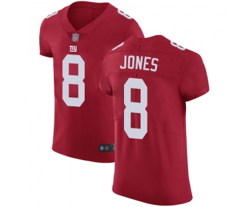 Giants #8 Daniel Jones Red Alternate Men's Stitched Football Vapor Untouchable Elite Jersey