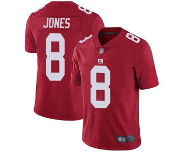 Giants #8 Daniel Jones Red Alternate Men's Stitched Football Vapor Untouchable Limited Jersey