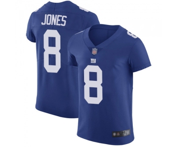 Giants #8 Daniel Jones Royal Blue Team Color Men's Stitched Football Vapor Untouchable Elite Jersey