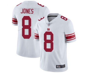 Giants #8 Daniel Jones White Men's Stitched Football Vapor Untouchable Limited Jersey