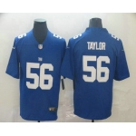 Men's New York Giants #56 Lawrence Taylor Blue Vapor Untouchable Stitched NFL Nike Limited Jersey