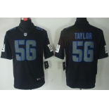 Nike New York Giants #56 Lawrence Taylor Black Impact Limited Jersey