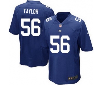 Youth New York Giants #56 Lawrence Taylor Royal Blue Retired Player NFL Nike Game Jersey