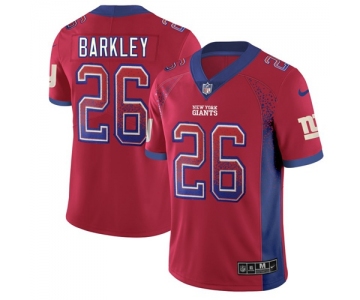 Nike Giants #26 Saquon Barkley Red Alternate Men's Stitched NFL Limited Rush Drift Fashion Jersey