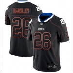 Nike New York Giants #26 Saquon Barkley Black Shadow Legend Limited Jersey