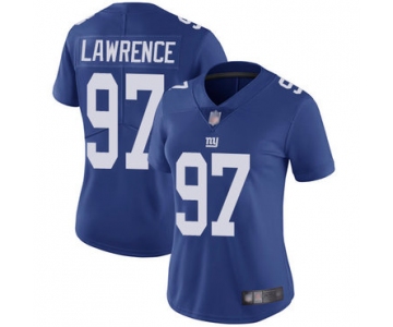 Giants #97 Dexter Lawrence Royal Blue Team Color Women's Stitched Football Vapor Untouchable Limited Jersey