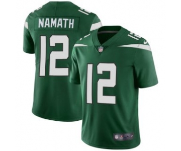 Men's New York Jets #12 Joe Namath 2019  Green Vapor Untouchable Limited Stitched Jersey