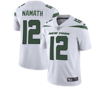 Men's New York Jets #12 Joe Namath White 2019 Vapor Untouchable Limited Stitched Jersey