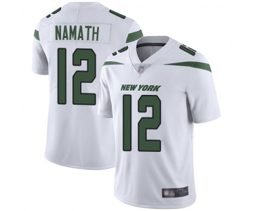 New York Jets #12 Joe Namath White Men's Stitched Football Vapor Untouchable Limited Jersey