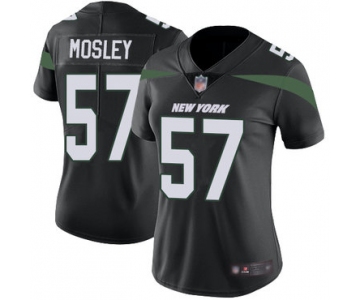 Jets #57 C.J. Mosley Black Alternate Women's Stitched Football Vapor Untouchable Limited Jersey