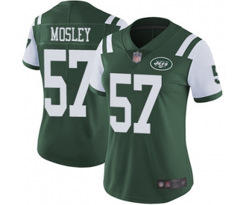 Jets #57 C.J. Mosley Green Team Color Women's Stitched Football Vapor Untouchable Limited Jersey