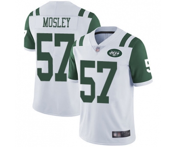 Jets #57 C.J. Mosley White Men's Stitched Football Vapor Untouchable Limited Jersey