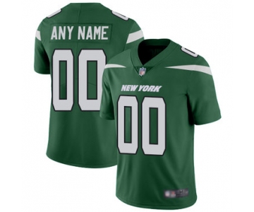 Customized New York Jets Home Men's Green Vapor Untouchable Football Limited Jersey