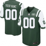 Kids' Nike New York Jets Customized Green Limited Jersey