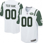 Kids' Nike New York Jets Customized White Limited Jersey