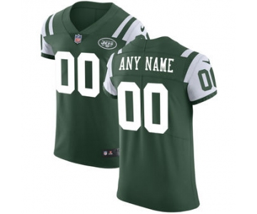 Men's New York Jets Nike Green Vapor Untouchable Custom Elite Jersey
