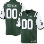 Men's Nike New York Jets Customized Green Limited Jersey