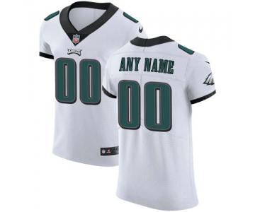 Men's Nike Philadelphia Eagles Customized White Vapor Untouchable Custom Elite NFL Jersey