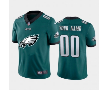 Nike Philadelphia Eagles Customized Green Team Big Logo Vapor Untouchable Limited Jersey