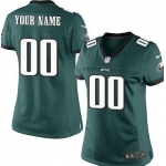 Women's Nike Philadelphia Eagles Customized Dark Green Game Jersey