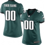 Women's Nike Philadelphia Eagles Customized Dark Green Limited Jersey