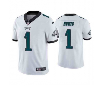 Men's Womens Youth Kids Philadelphia Eagles #1 Jalen Hurts White Vapor Untouchable Limited Stitched Football Jersey