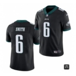 Men Philadelphia Eagles #6 DeVonta Smith 2021 NFL Draft Black Vapor Untouchable Limited Stitched Jersey
