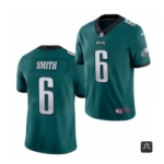 Men Philadelphia Eagles #6 DeVonta Smith 2021 NFL Draft Green Vapor Untouchable Limited Stitched Jersey