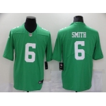 Men's Philadelphia Eagles #6 DeVonta Smith Light Green 2021 Vapor Untouchable Stitched NFL Nike Limited Jersey