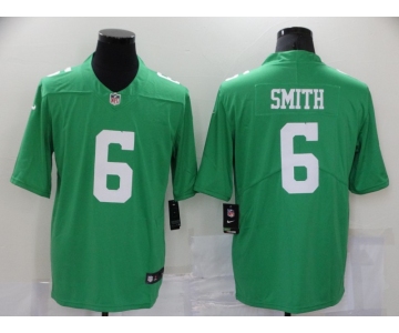 Men's Philadelphia Eagles #6 DeVonta Smith Light Green 2021 Vapor Untouchable Stitched NFL Nike Limited Jersey