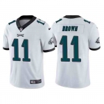 Men's Womens Youth Kids Philadelphia Eagles #11 A.J. Brown White Vapor Untouchable Limited Stitched Football Jersey