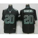 Men's Philadelphia Eagles #20 Brian Dawkins Black Drift Stitched NFL Nike Fashion Jersey
