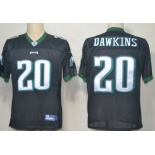 Reebok Philadelphia Eagles #20 Brian Dawkins Black Jersey