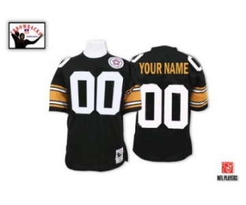 Customized Pittsburgh Steelers Jersey Throwback Black Football Jersey