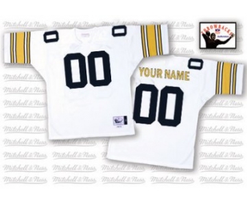 Customized Pittsburgh Steelers Jersey Throwback White Football Jersey