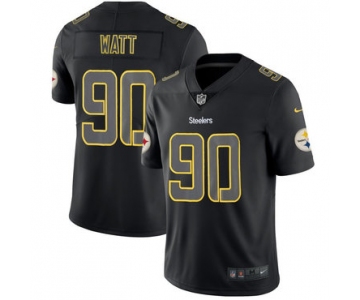 Nike Steelers 90 T.J. Watt Black Impact Rush Limited Jersey