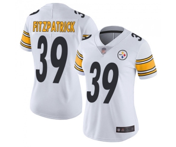 Steelers #39 Minkah Fitzpatrick White Women's Stitched Football Vapor Untouchable Limited Jersey