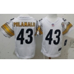 Nike Pittsburgh Steelers #43 Troy Polamalu White Toddlers Jersey