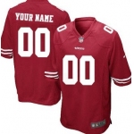 Kids' Nike San Francisco 49ers Customized Red Game Jersey