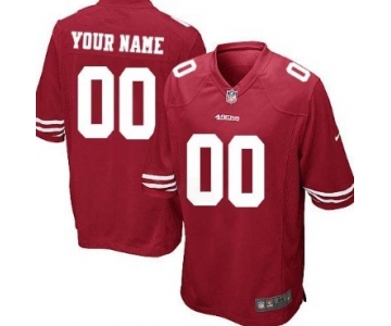 Kids' Nike San Francisco 49ers Customized Red Game Jersey