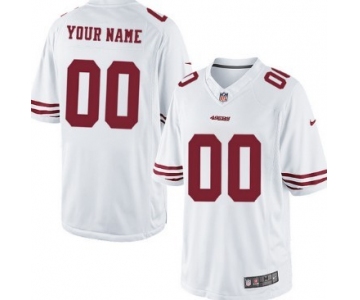 Men's Nike San Francisco 49ers Customized White Limited Jersey