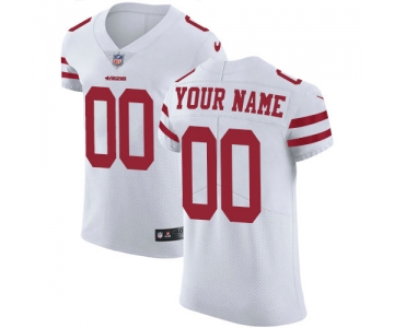 Men's Nike San Francisco 49ers Customized White Vapor Untouchable Custom Elite NFL Jersey